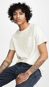 Madewell Garment-dyed Allday Crewneck Pocket Tee In Lighthouse
