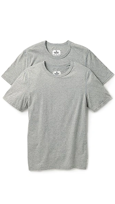 Reigning Champ T-shirt 2 Pack In Heather Grey