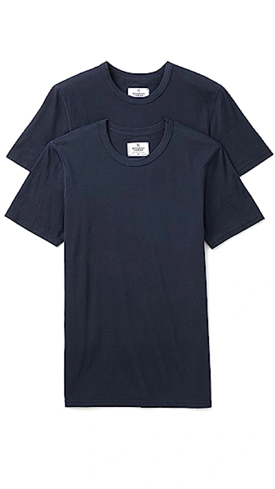 Reigning Champ T-shirt 2 Pack In Navy