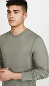 Reigning Champ Pima Jersey Long Sleeve T-shirt In Sage