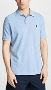 POLO RALPH LAUREN NEW CLASSIC FIT POLO SHIRT JAMAICA HEATHER