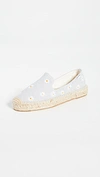 SOLUDOS DAISIES EMBROIDERED ESPADRILLES