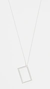 LE GRAMME 2.6G LARGE BRUSHED CHAIN NECKLACE