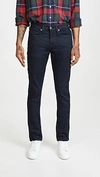 FRAME L'HOMME SLIM DENIM JEANS IN EDISON EDIS WASH EDISON EDIS