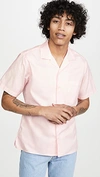 GITMAN VINTAGE Summer Hopsack Short Sleeve Shirt