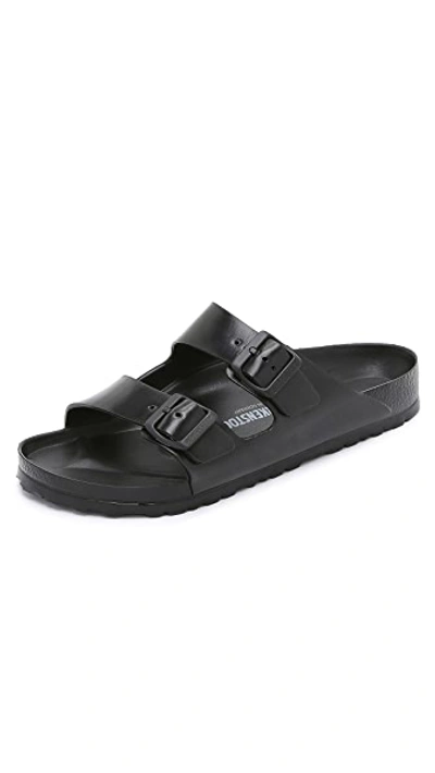 BIRKENSTOCK EVA ARIZONA SANDALS BLACK