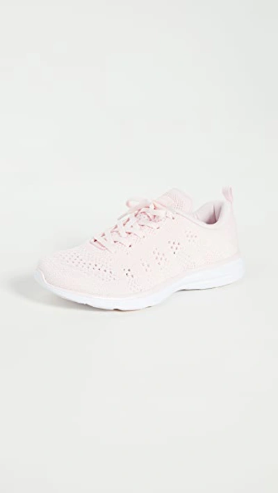 Apl Athletic Propulsion Labs Techloom Pro Knitted Trainers In Pink