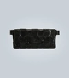 Bottega Veneta Intrecciato Paper-leather Cross-body Bag In Black
