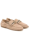 TOD'S TIMELESS SUEDE LOAFERS,P00471392