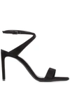 SAINT LAURENT 100 STILETTO SANDALS