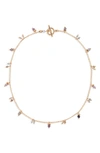 Gas Bijoux Shaky Charm Necklace In Blue Multi
