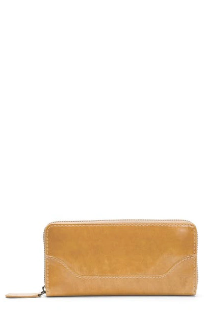 Frye Melissa Leather Wallet In Sunflower