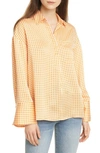 CLUB MONACO GINGHAM POPOVER POCKET SHIRT,295787919001