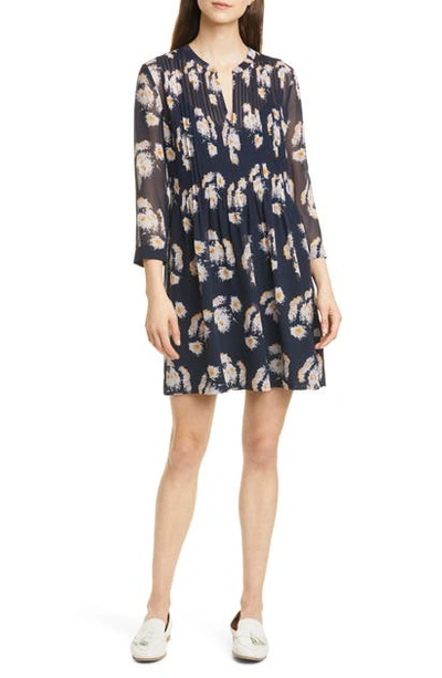 Club Monaco Odhette Floral Silk Shift Dress In Orange Multi | ModeSens