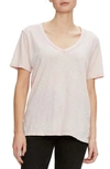 Michael Stars V-neck Supima Cotton Tee In Ballet