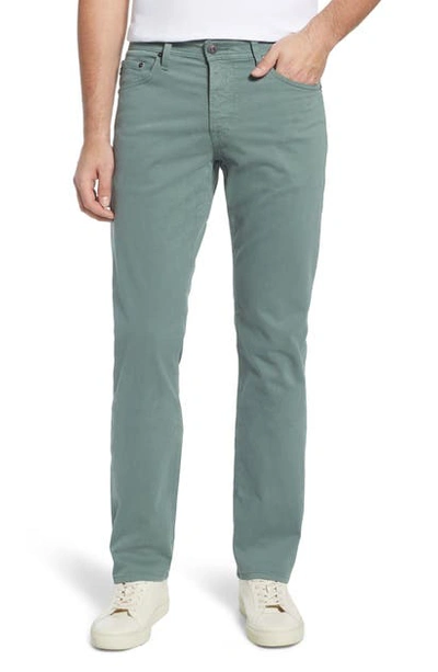 Ag Graduate Sud Slim Straight Leg Pants In Fresh Thyme