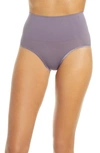 Yummie Ultralight Seamless Shaping Briefs In Purple Sage