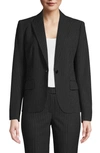 ANNE KLEIN PINSTRIPE BLAZER,10766856