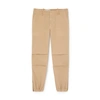 Nili Lotan Stretch Cotton Twill Crop Military Pants In Desert Sand