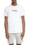 Moncler Genius 2 Moncler 1952 White Awake Ny Edition Logo T-shirt In White