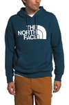 The North Face Half Dome Hoodie In Blue Wing Teal