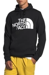 The North Face Logo Print Hoodie In Tnf Black