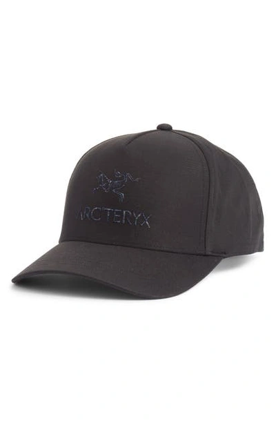 Arc'teryx Multi Crest Snapback Baseball Cap In Black