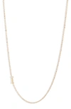 ANZIE DIAMOND INITIAL NECKLACE,4013IDX