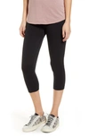 HUE REVERSIBLE TERRY CAPRI LEGGINGS,U21277