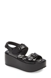 REBELS REBEL LORI QUARTER STRAP PLATFORM SANDAL,LORI