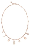 MONICA VINADER SIREN TONAL CHARM SHAKER NECKLACE,GP-NK-STMD-MIX