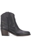 VIA ROMA 15 WESTERN STYLE ANKLE BOOTS
