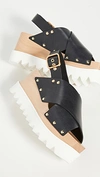 STELLA MCCARTNEY Percy Crisscross Chunky Sandals