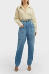 Isabel Marant Kerris High-rise Tapered-leg Jeans In Blue