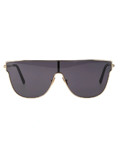 Retrosuperfuture Aviator Sunglasses In Black