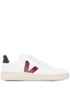 Veja V-12 Leather Sneakers In White