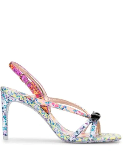 Sophia Webster Laurellie Mid-heel Sandals In Floral Multi