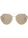 FENDI EYELINE 2.0 PILOT SUNGLASSES