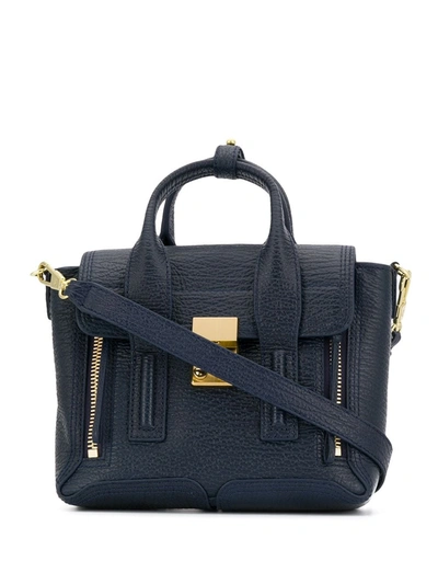 3.1 Phillip Lim Pashli Mini Satchel Bag In Blue