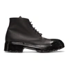 424 BLACK DIPPED BOOTS