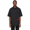 424 424 BLACK LOGO SHORT SLEEVE SHIRT