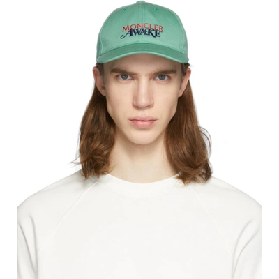 Moncler Genius 2 Moncler 1952 Green Awake Ny Edition Logo Cap