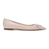 VALENTINO GARAVANI VALENTINO PINK VALENTINO GARAVANI VLOGO BALLERINA FLATS