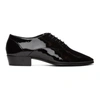 SAINT LAURENT BLACK PATENT MARIUS OXFORDS