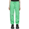 ADER ERROR ADER ERROR GREEN PIPING INCISION LOUNGE PANTS