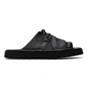 Marsèll Marsell Black Gomme Sanpomice Lace-up Sandals In 150 - 666
