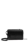 Allsaints Fetch Leather Bag In Chalk White