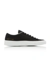 Common Projects Achilles Low Leather Sneakers In Black
