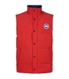 Canada Goose Garson Slim Fit Quilted Down Vest In Red