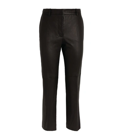 Joseph Coleman Stretch Leather Trousers